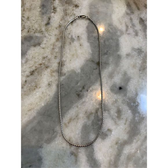 .925 Oxidized Sterling Silver Rounded Box Chain - Picture 6 of 7